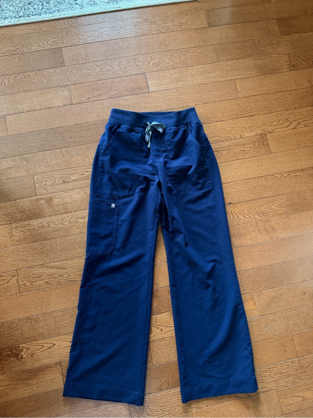 Kids Navy Blue Drawstring Lounge Pants